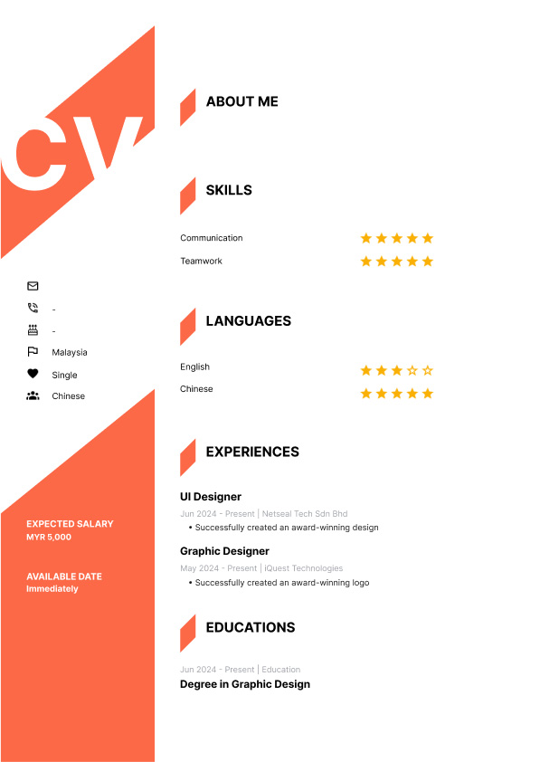 CV Preview